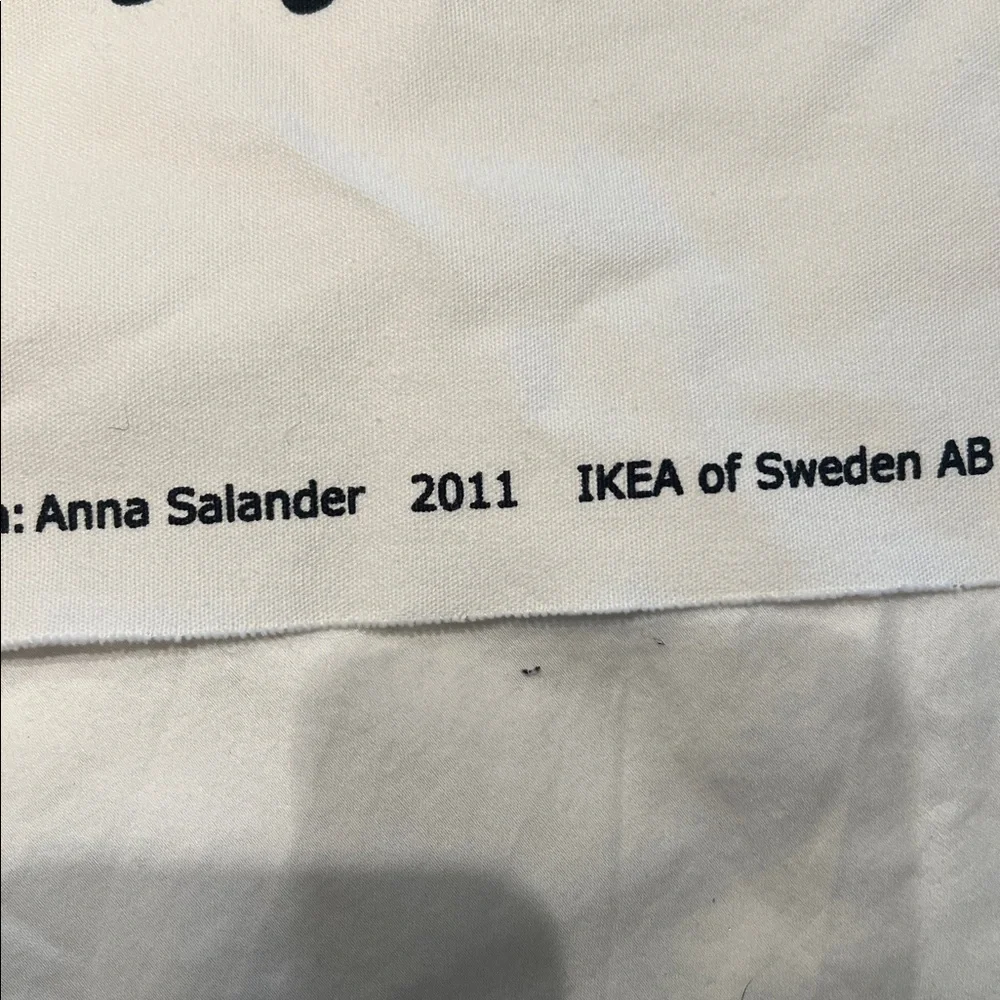 Ikea fabric Anna Salander Ikea Nature 2011 Heavy Cotton Fabric